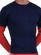 Lord 3X1 Men's Long Sleeve Undershirt Navy / Red