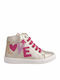 Kids Sneakers High Anatomic Gold
