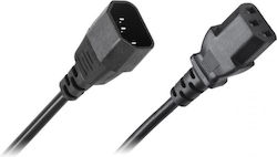 DM Pro IEC C13 - IEC C14 Cable 1.8m Μαύρο 2770-1.8 DM Pro IEC C13 - IEC C14 Cable 1.8m Μαύρο 2770-1.8