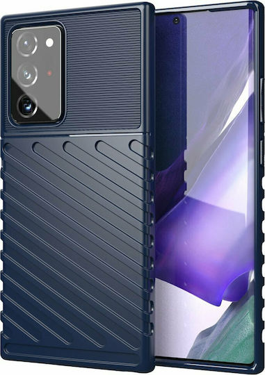 Hurtel Flexible Tough Rugged Back Cover Σιλικόνης Μπλε (Galaxy Note 20 Ultra)
