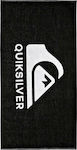 Quiksilver Salty Trims Πετσέτα Θαλάσσης Μαύρη 160x80εκ.