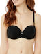 Bra without Padding Underwire Black