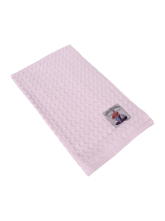 Dimcol Geschirrtuch aus 100% Baumwolle Lila 50x70cm