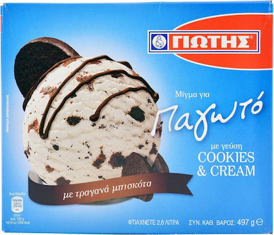 Γιώτης Mix for Ice cream with Flavor Cookies & Cream 497gr