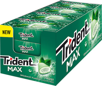 Trident Gume de mestecat Max cu Aromă de Mentă înghețată Fără adaos de zahăr 16buc 20gr