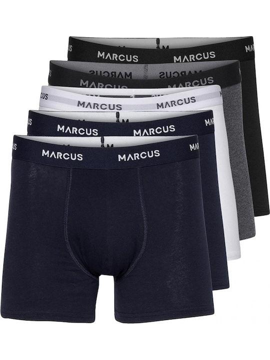 Marcus 40-200083 Men's Boxers Dark Blue 5Pack 40-200083-7050