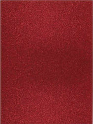 Colorfix Χαρτόνι Glitter 50x70εκ. Κόκκινο