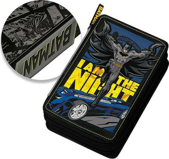 Graffiti Batman Pencil Case Full 1pcs with 2 Compartments Multicolored