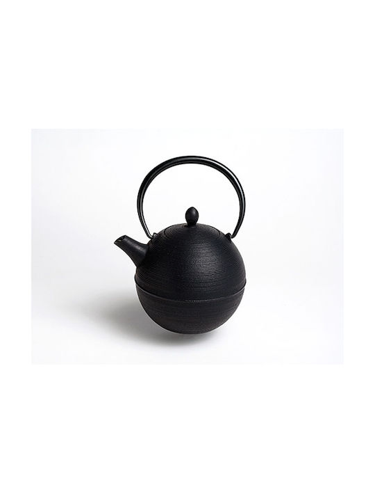 O Dromos tou Tsagiou Yushan Teapot Cast Iron Black 800ml