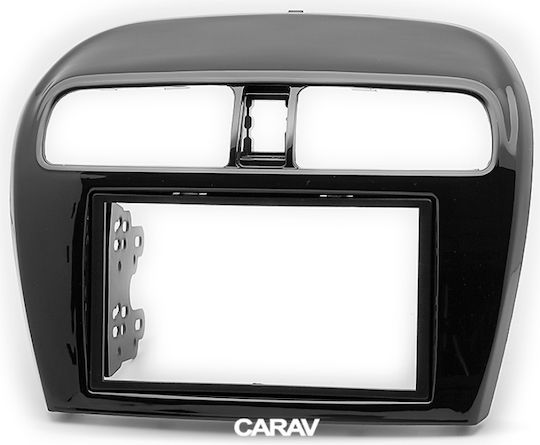 DIN Fascia Panels 2 Din for Mitsubishi Mirage / Space Star 2012-2019 for Mitsubishi Mirage 2012-2019