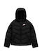 Geci Pentru Copii Sport Scurt Cu Glugă Negru Sportswear