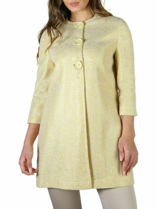 Fontana 2.0 Amber Γυναικείο Κίτρινο Παλτό