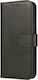 Hurtel Magnet Elegant Buchen Sie Synthetisches Leder Schwarz (Huawei P Smart 2021)
