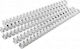 DSB Plastic Spine / Spiral Bookbinding 8mm Plastic Spiral White 8mm 100pcs