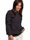 BE Knit Women's Long Sleeve Sweater Gray