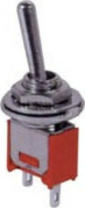 On-Off switch Toggle Silver 1pcs