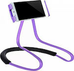 Lazy Neck Neck Holder for Mobile Phone in Purple Colour