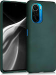 Θήκη σιλικόνης Back Cover Silicon Matt Xiaomi Poco F3/F3 Pro/Mi11i πράσινο σκούρο