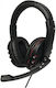Ezra GE08 Über Ohr Gaming-Headset mit Verbindung 3,5mm Schwarz