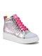 Kinder Sneakers Hoch Anatomisch Silber