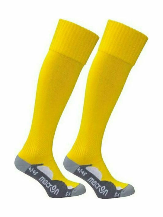 Macron Rayon Football Socks Yellow 1 Pair