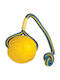 Gappay Durafoam Swing & Fling Ball Toy Dog Medium 6εκ. Yellow 1pcs