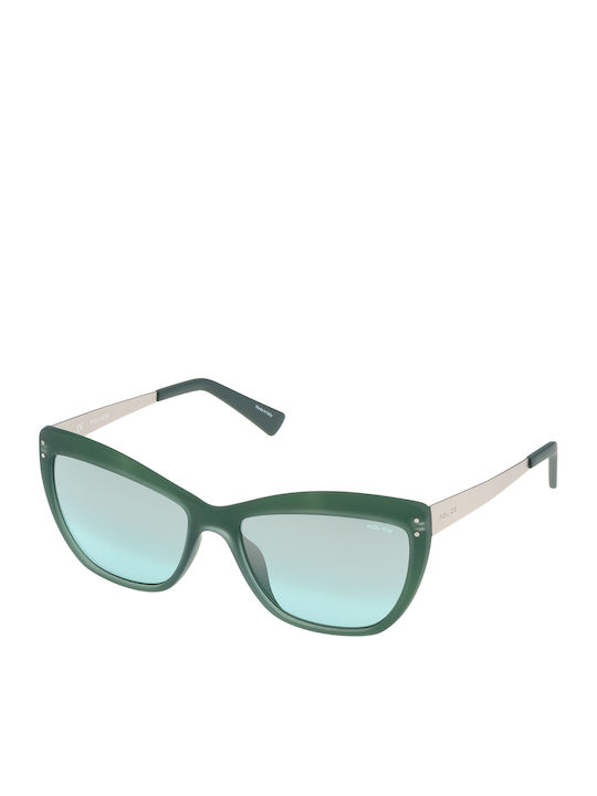 Police Damen Sonnenbrille mit Grün Gestell S197...