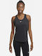 One Women's Blouse Cotton Sleeveless Black