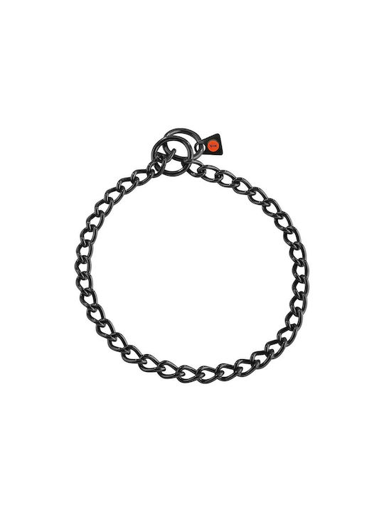 Sprenger Dog Choker Chain in Black color Collar 50cm/3mm.