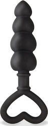 Tardenoche Cuore Anal Plug Silicone Πρωκτική Σφήνα Black Tardenoche Cuore Anal Plug Silicone Πρωκτική Σφήνα Black