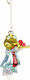 Ornament suspendat Broască De sticlă Multicolor 12buc Set 6buc