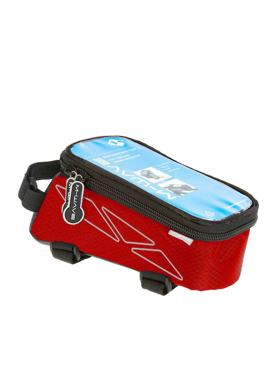 M-Wave Rotterdam Top Bicycle Frame Bag Red 122553