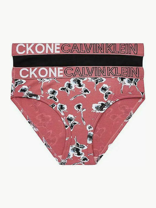 Calvin Klein Παιδικό Σετ με Βρακάκια Ροζ 2τμχ