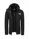 Kids' Sports Jacket Short with Lining & Hood Black Elden