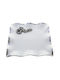 Karvounis Square Porcelain Decorative Platter White 30x30x6cm