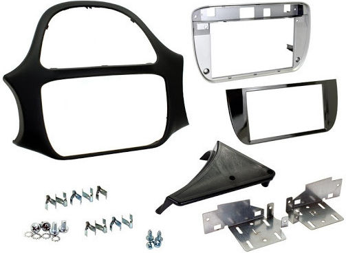 DIN Fascia Panels 2 Din for Fiat Grande Punto Evo 2010 - 2015 for Fiat Grande Punto 2010 2015