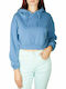 Scout cropped hoodie blue Women's - flp10667-bl