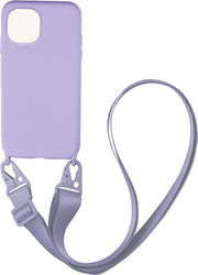 Sonique Carryhang Liquid Strap Umschlag Rückseite Silikon 0.5mm Flieder (Mi 11 Lite / 11 Lite 5G / 11 Lite 5G NE)