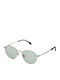 Lozza Men's Sunglasses with Silver Metal Frame and Gray Lens SL2312M 0579