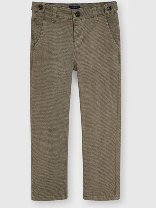 Mayoral Boys Fabric Trouser Brown