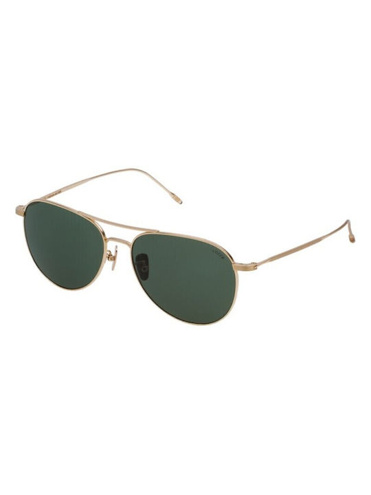 Lozza Men's Sunglasses with Gold Metal Frame and Green Lens SL2304 0384