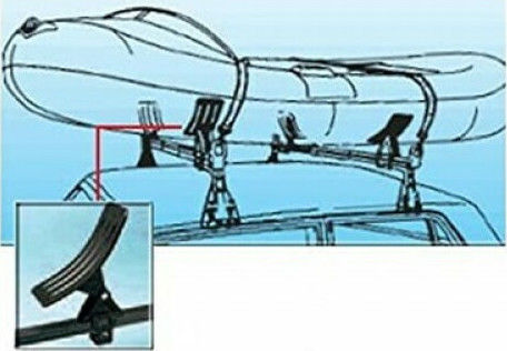 La Prealpina Set mit Zubehör für Autodachträger aufblasbare Bootstragstangen 4 Stück 4Stück