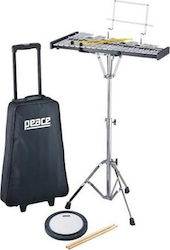 Peace Διπλό Μεταλλόφωνο BK-3000R & Stand & Case Peace Διπλό Μεταλλόφωνο BK-3000R & Stand & Case