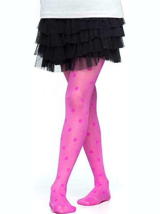 Inizio Colant Copii Cu buline Fuchsia