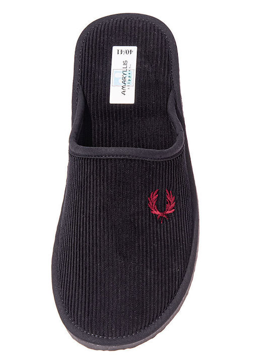 Amaryllis Slippers Papuci bărbați iarna Negri