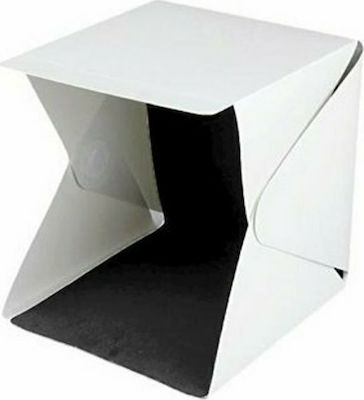 Photo Box Φορητό Αναδιπλούμενο με Διπλό Φόντο Φωτιζόμενο 20x20x20cm