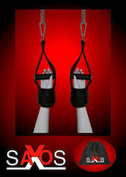 Saxos Hanging Handcuffs Set zur Türfesselung in Schwarz Farbe Saxos Hanging Handcuffs Set zur Türfesselung in Schwarz Farbe