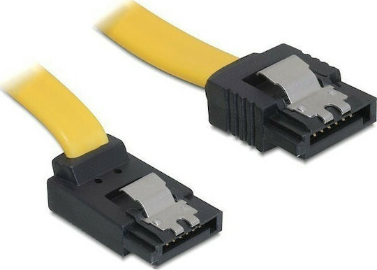 DeLock 7-Pin SATA III - 7-Pin SATA III Cable 30cm Κίτρινο (82472)