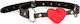 Whipped Heart Ball Gag Cagulă în Culoare Roșu