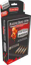 Hohner Σετ Διατονικές Φυσαρμόνικες Marine Band με Τονικότητες C,D,E,G,A Ματζόρε